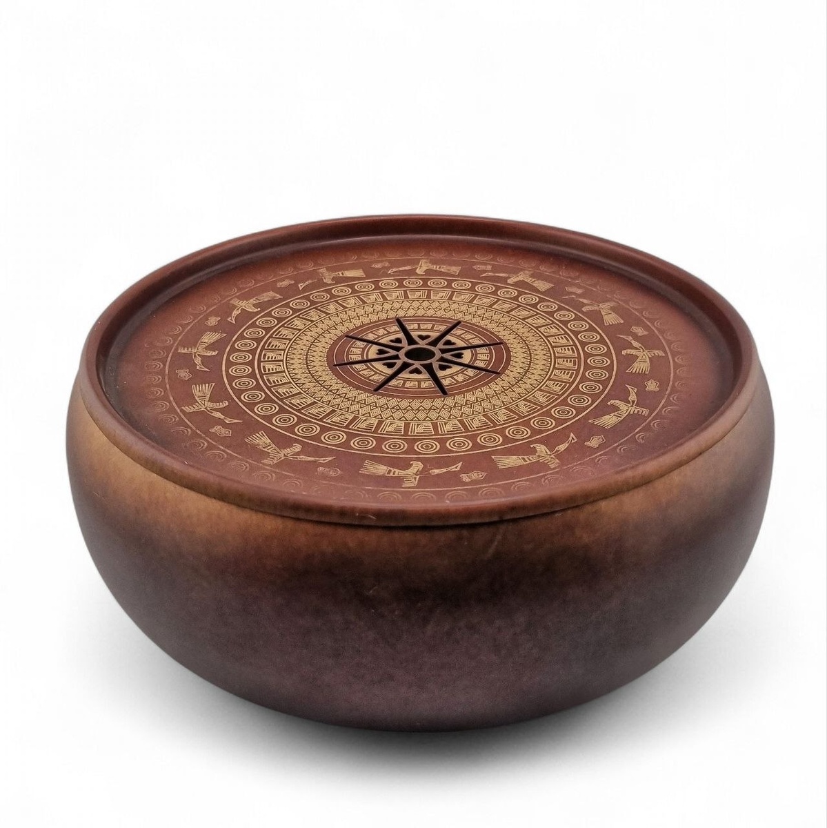 Чапань "Остров чаепития" коричневая