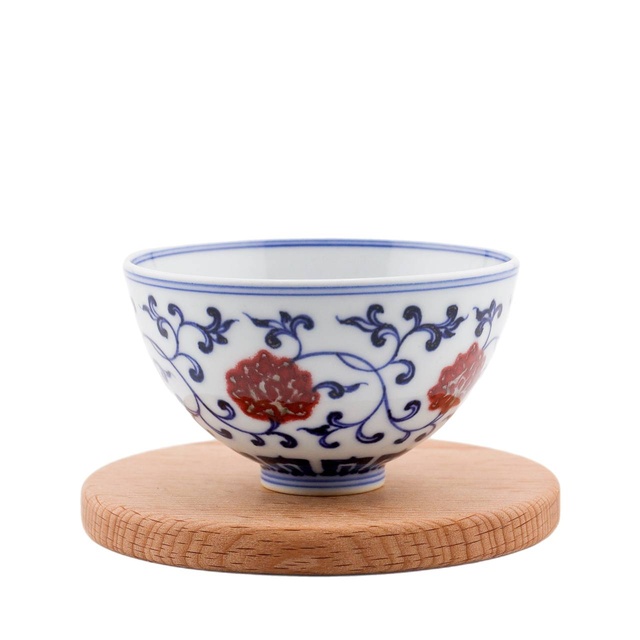 Чашка "Тёмно-синие узоры", 100 мл