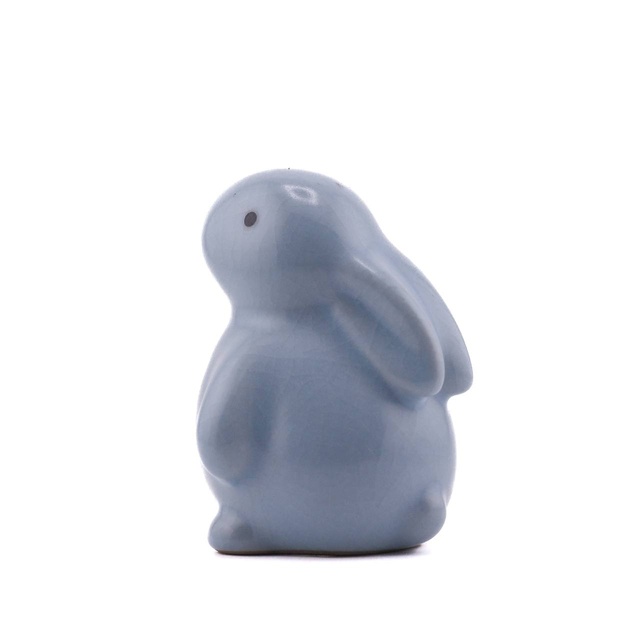 Статуэтка "Заяц", селадон, голубой