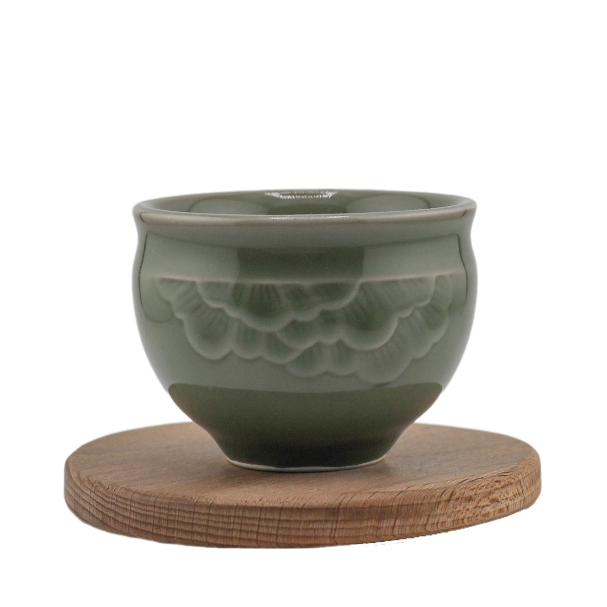 Чашка "Селадон цветы", 120 мл