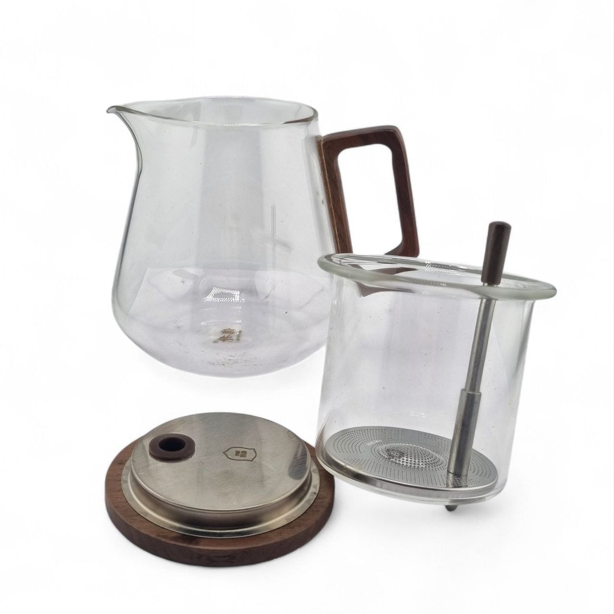 Чайник стеклянный с колбой, 700 мл