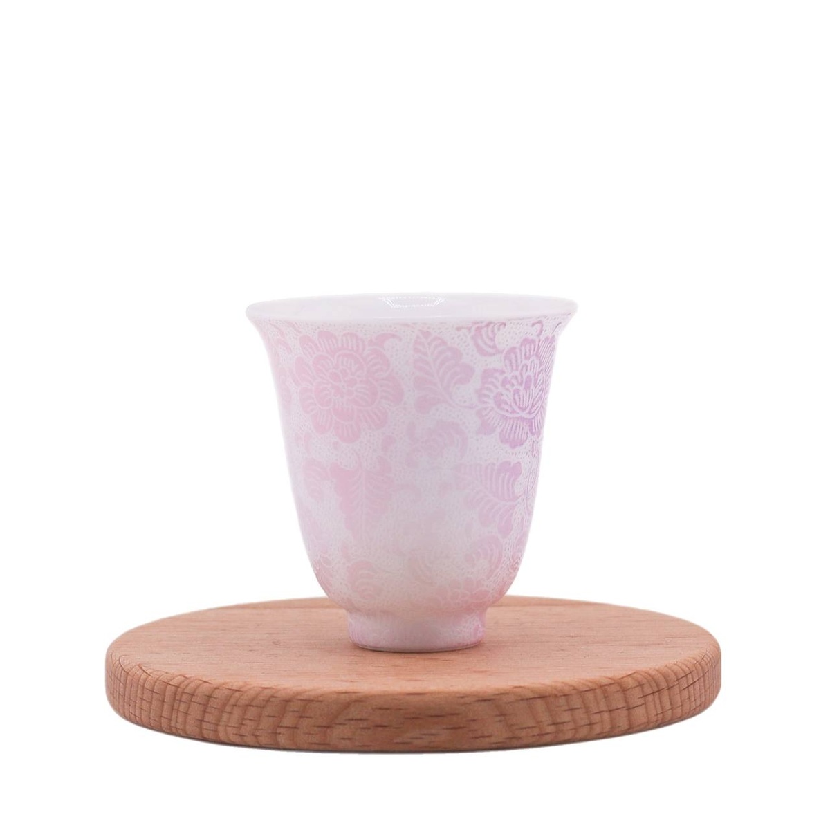 Чашка "Цветущий балдахин" розовая, Цзиндэчжэнь, 40 мл