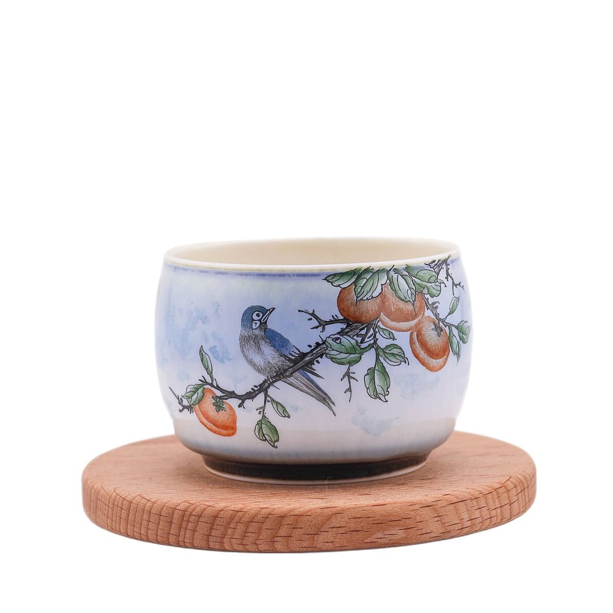 Чашка "Синяя птица", Цзиндэчжэнь, 100 мл