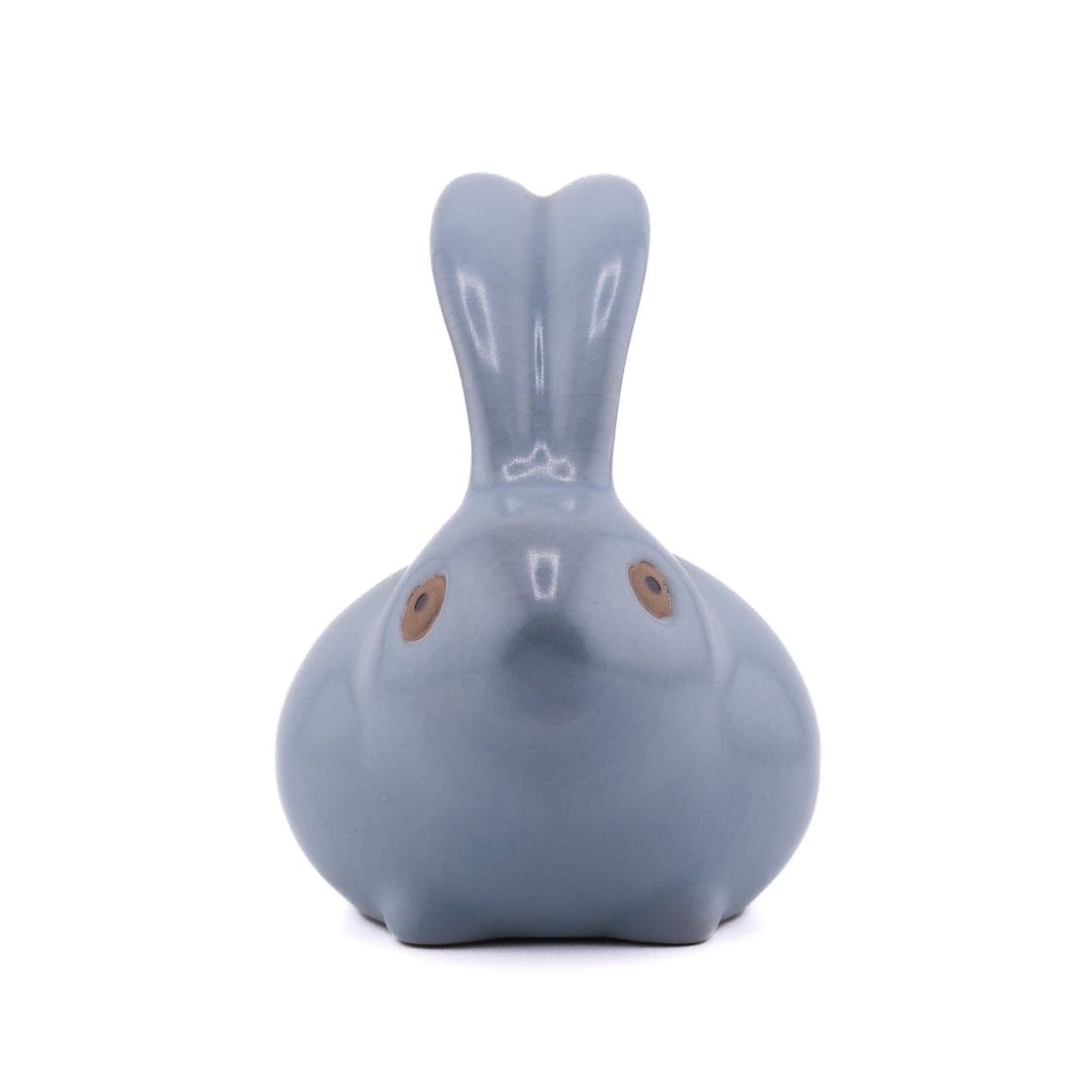 Статуэтка "Заяц длинноухий", селадон, голубой