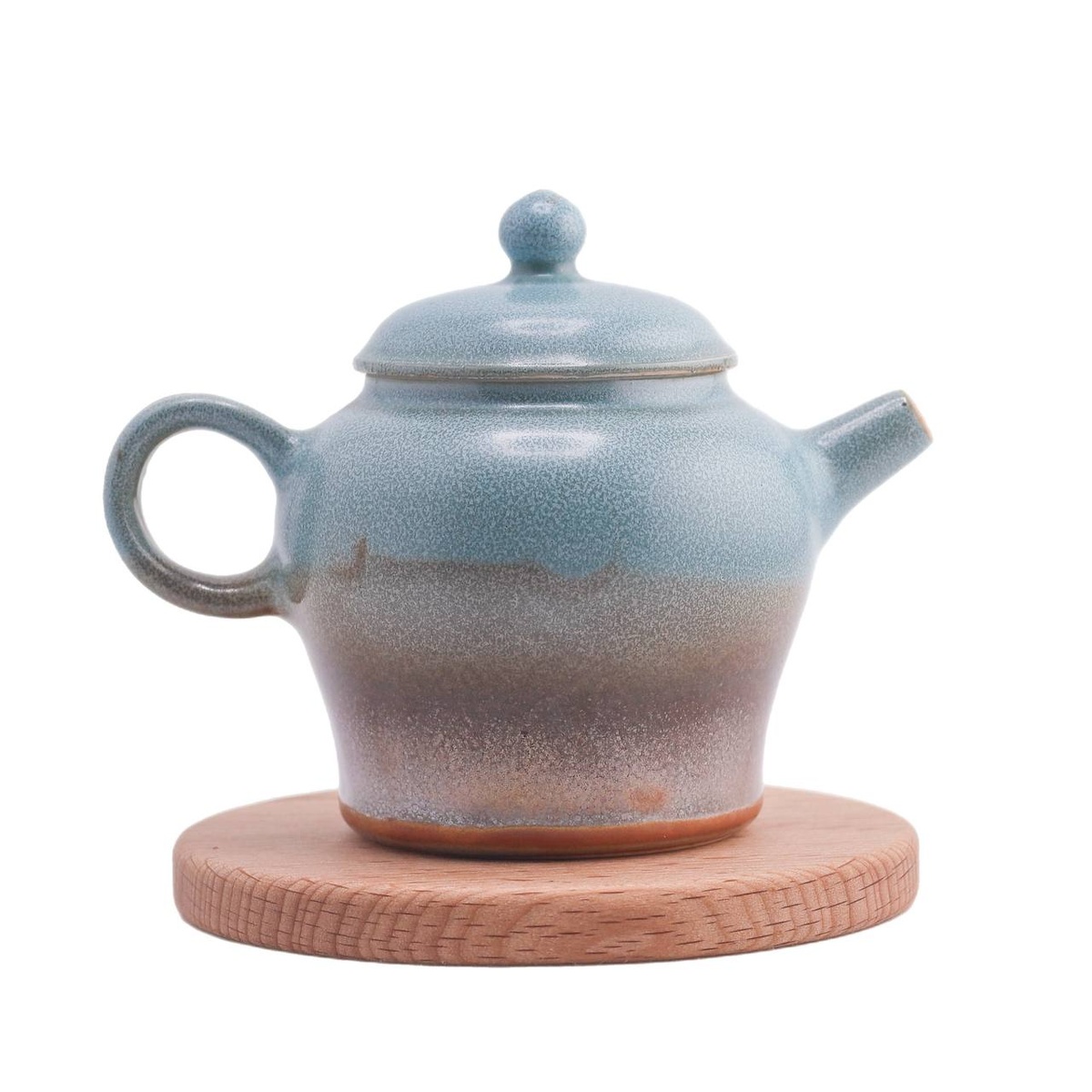 Чайник "Нежно-голубой", Цзиндэчжэнь, 130 мл 