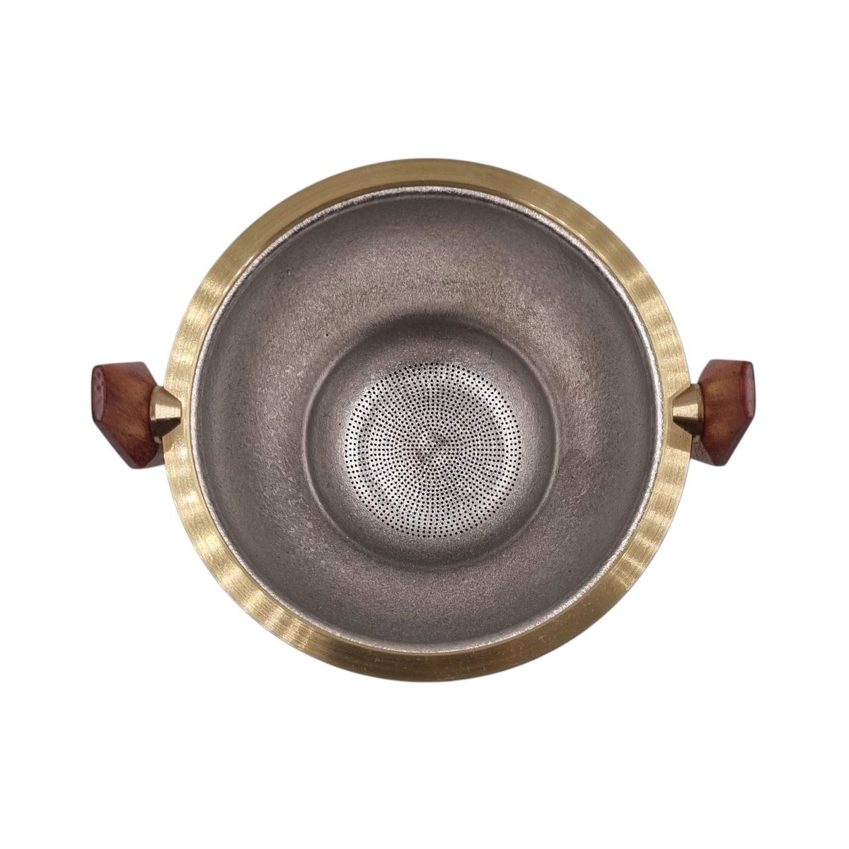 Сито "Серебряный титан" резное, светлое дерево