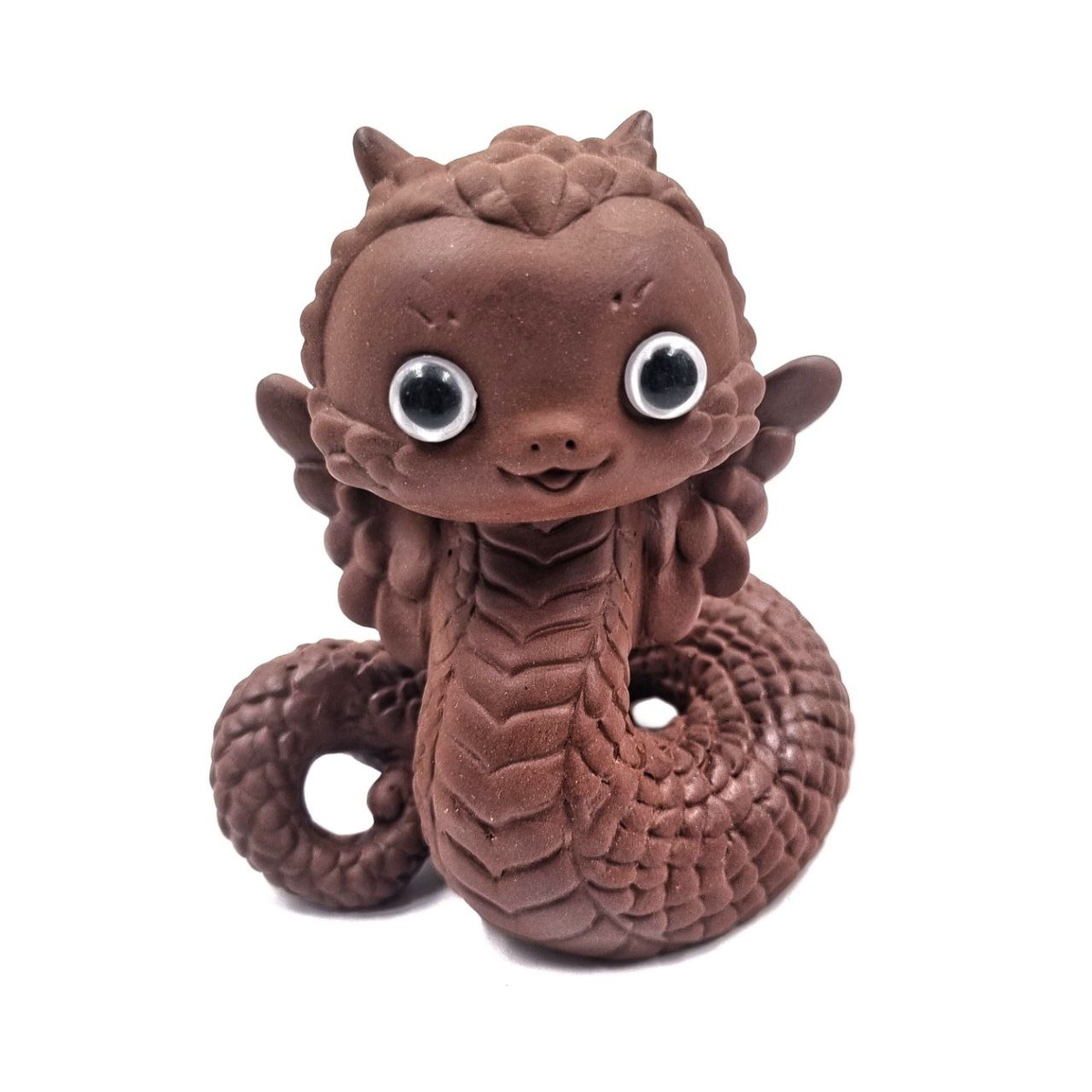 Статуэтка "Змеёныш большой коричневый"