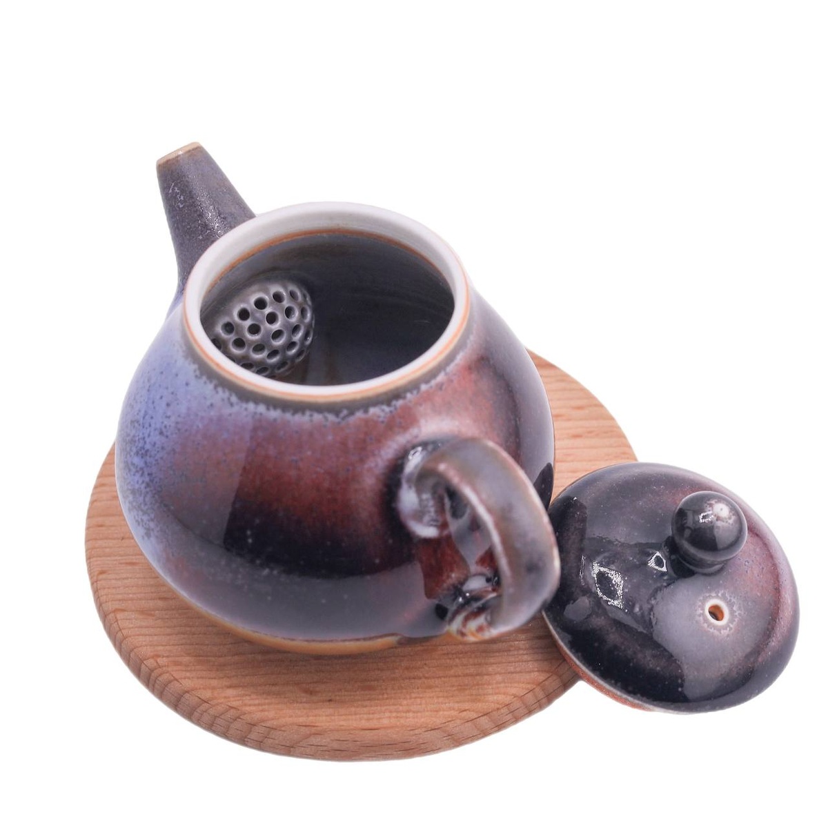 Чайник "Черничный пирог", Цзиндэчжэнь, 125 мл