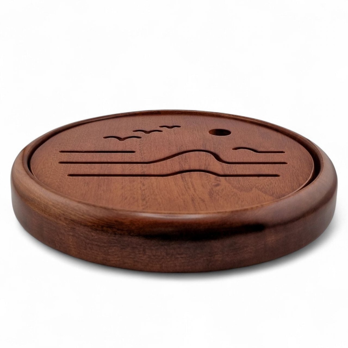 Чапань "Птицы и море" круглая