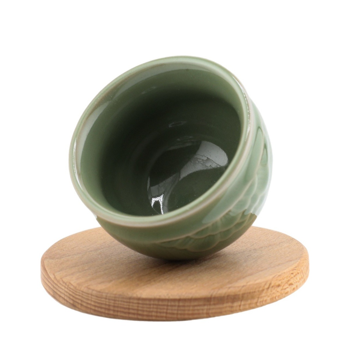 Чашка "Селадон цветы", 120 мл