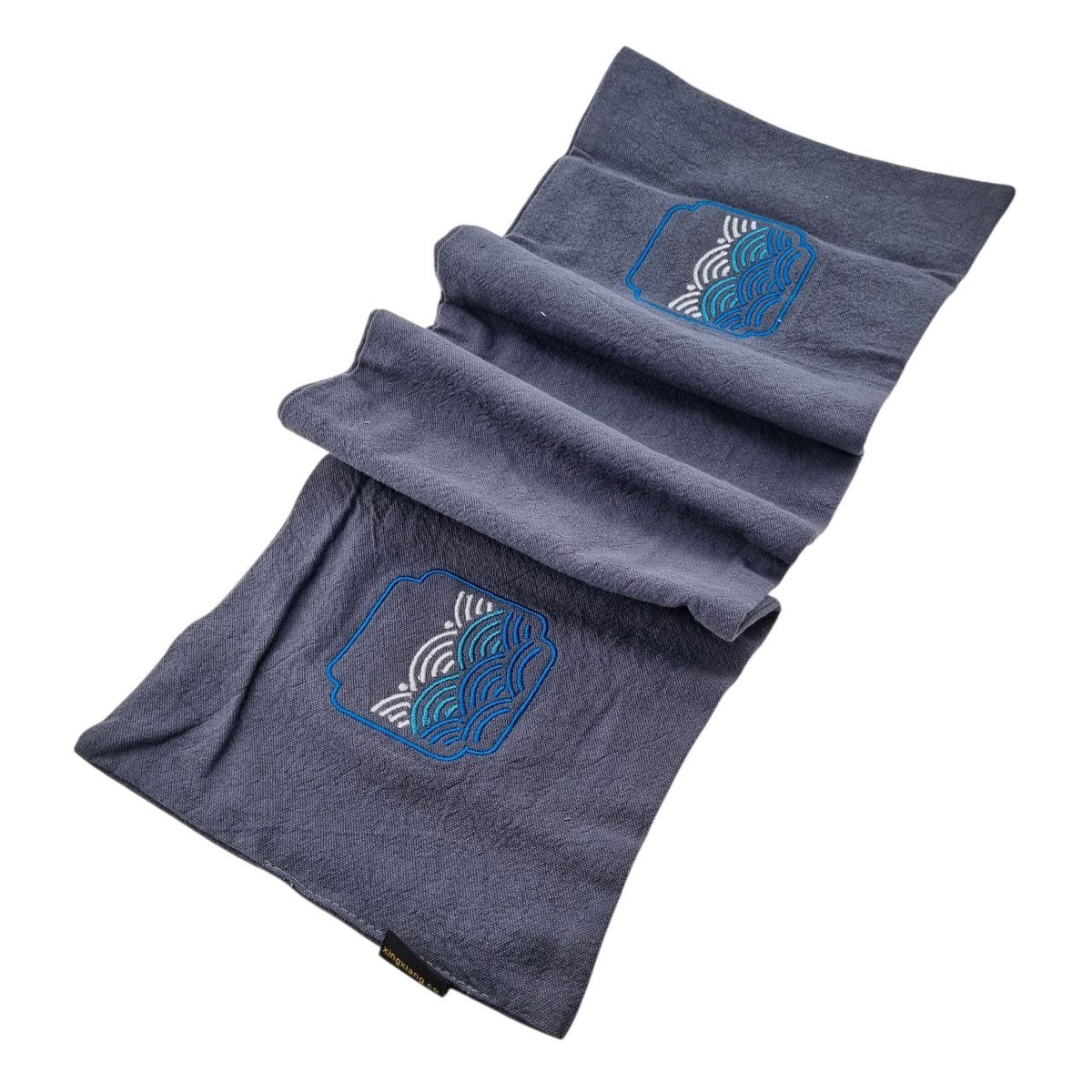 Полотенце "Свиток", серое