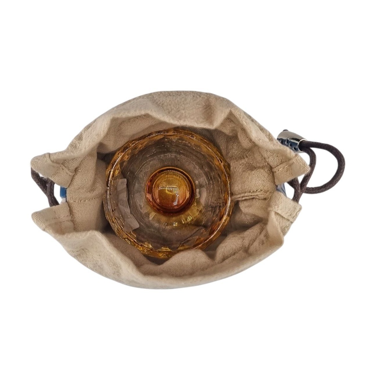 Мешочек "Танец журавлей", синий