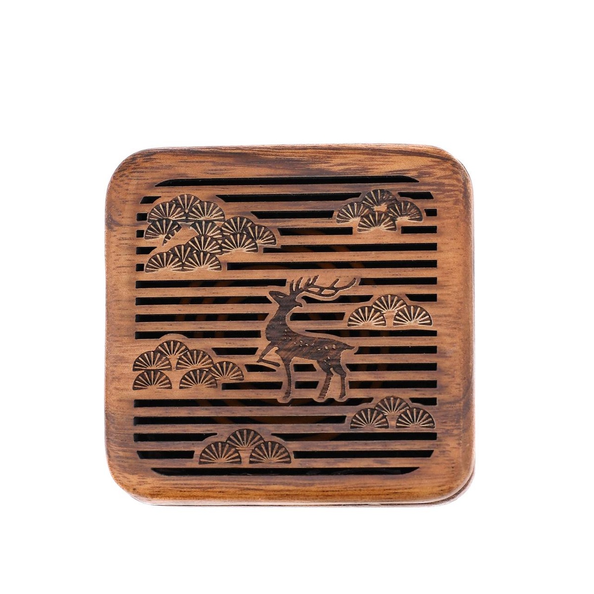 Курильница "Олень", малая, дерево