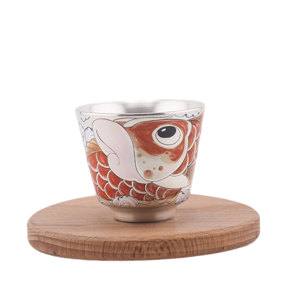 Чашка "Серебряная рыба", 50 мл