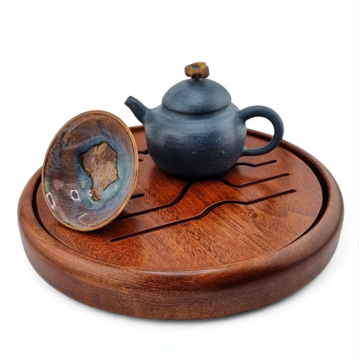 Чапань "Птицы и море" круглая