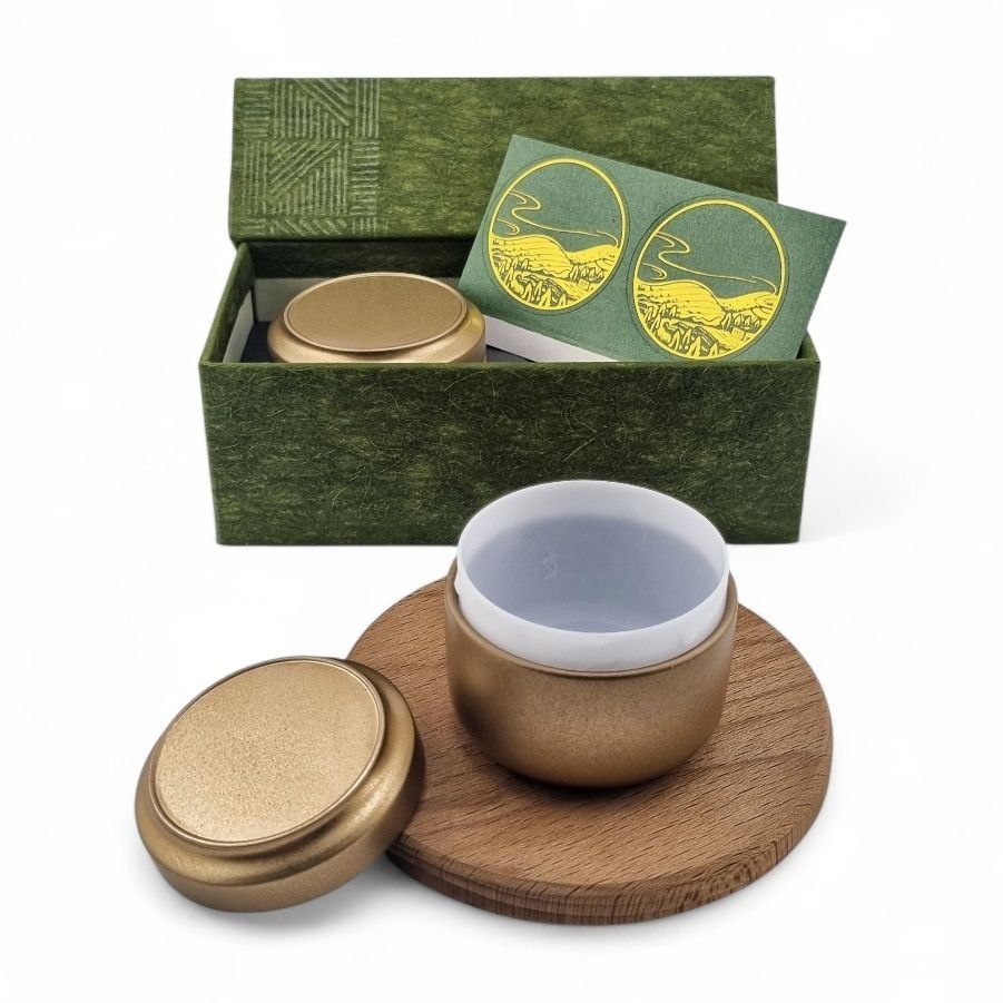 Набор "Две чайницы", зеленая коробка