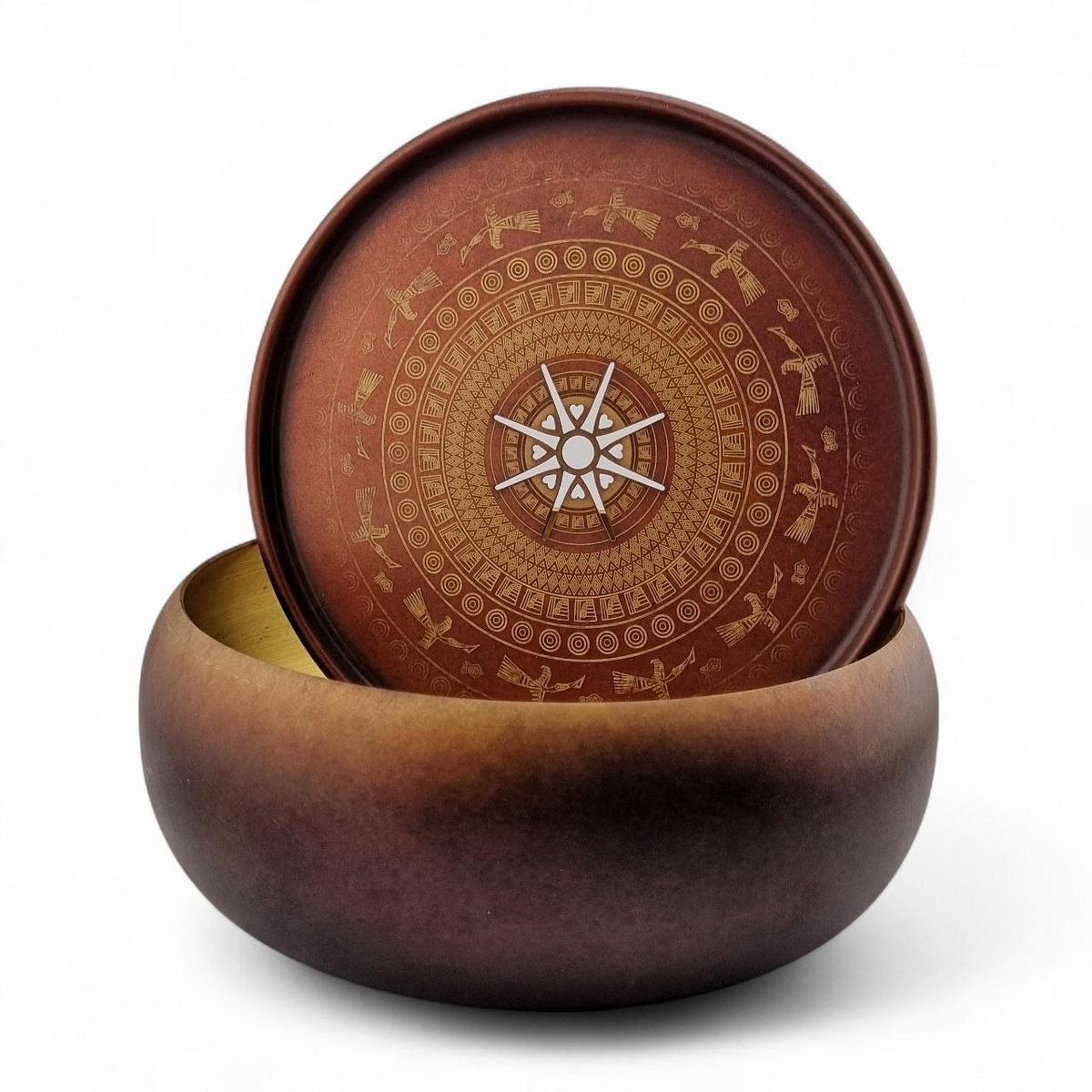 Чапань "Остров чаепития" коричневая