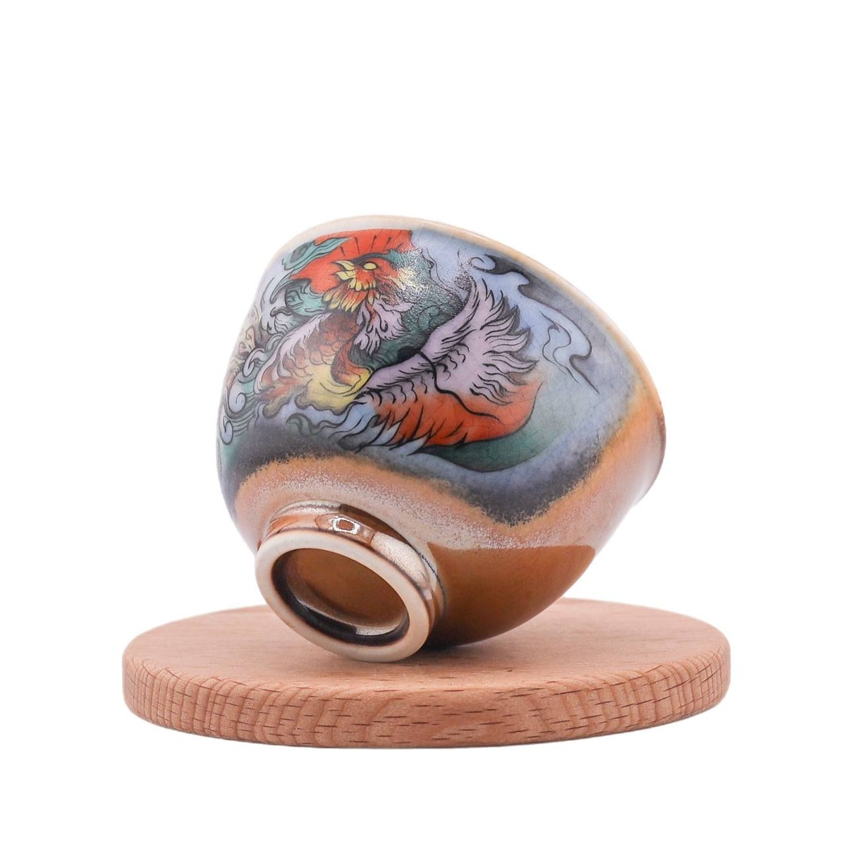 Чашка "Пробуждение феникса", Цзиндэчжэнь, 75 мл