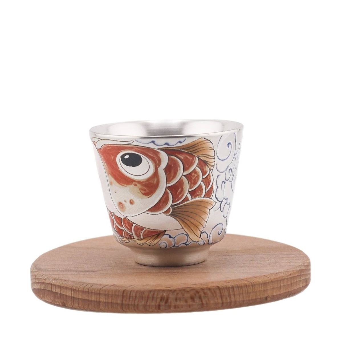 Чашка "Серебряная рыба", 50 мл