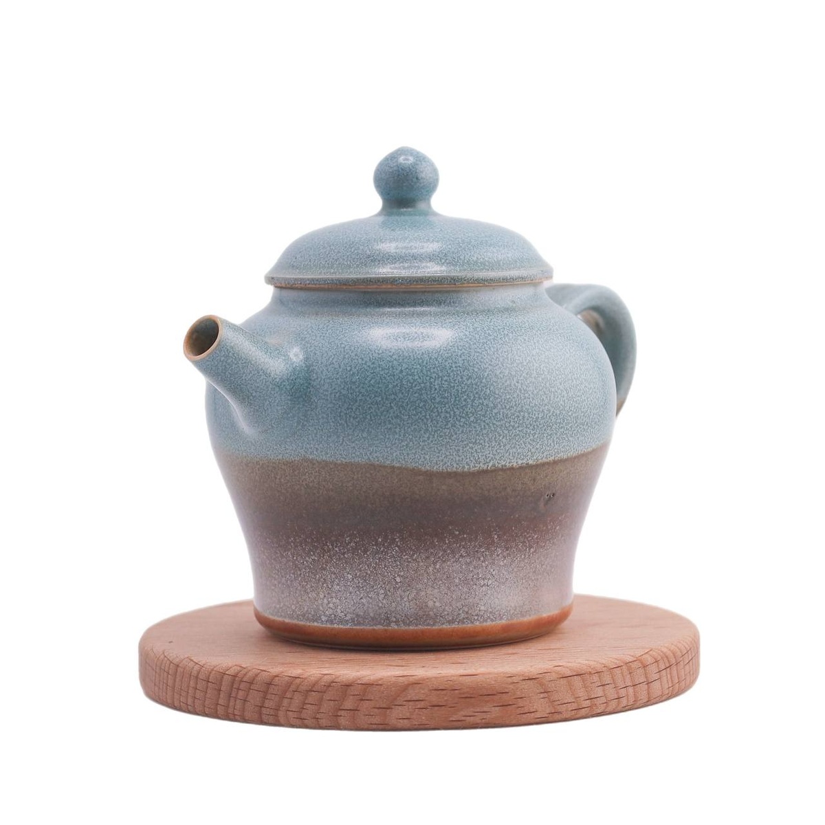 Чайник "Нежно-голубой", Цзиндэчжэнь, 130 мл 