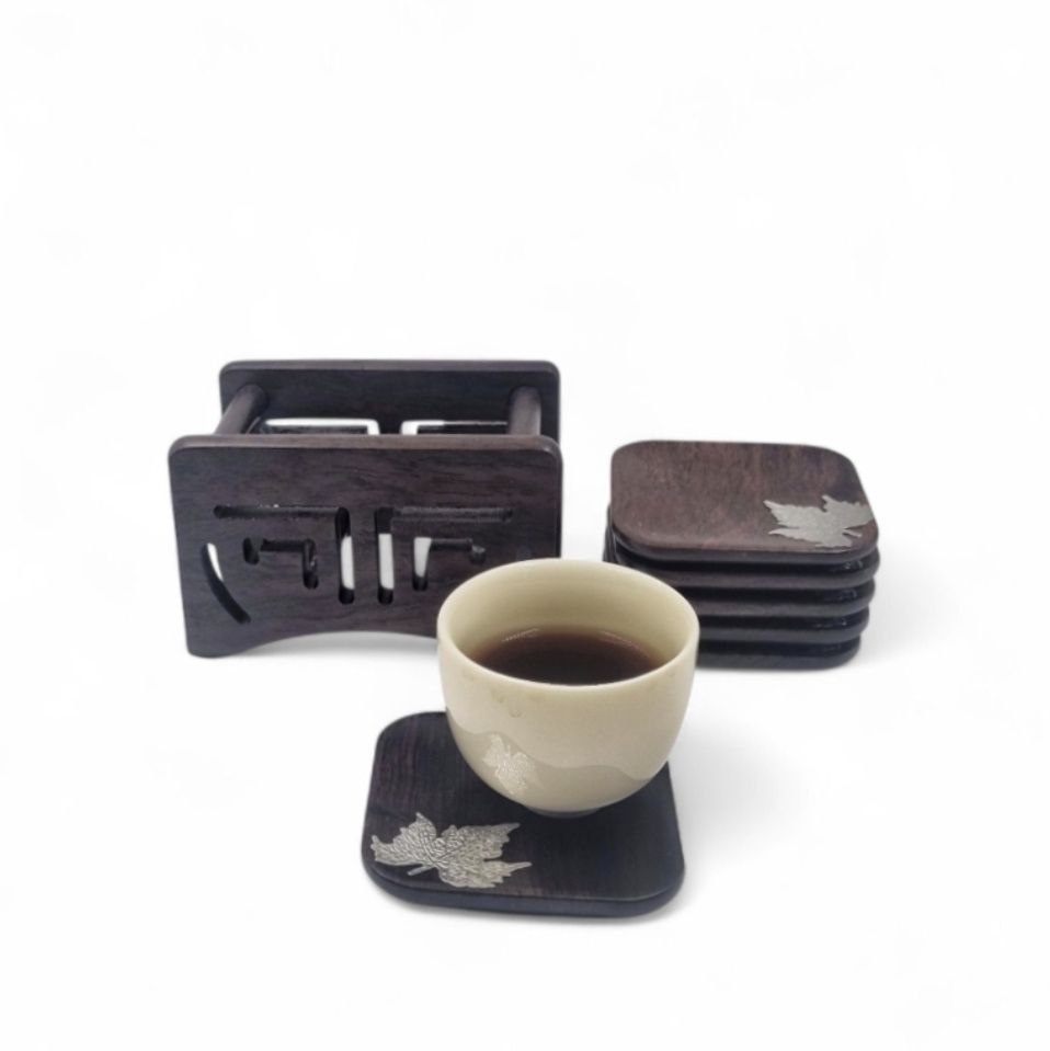 Набор Ча Тоу "Клён", тёмное дерево