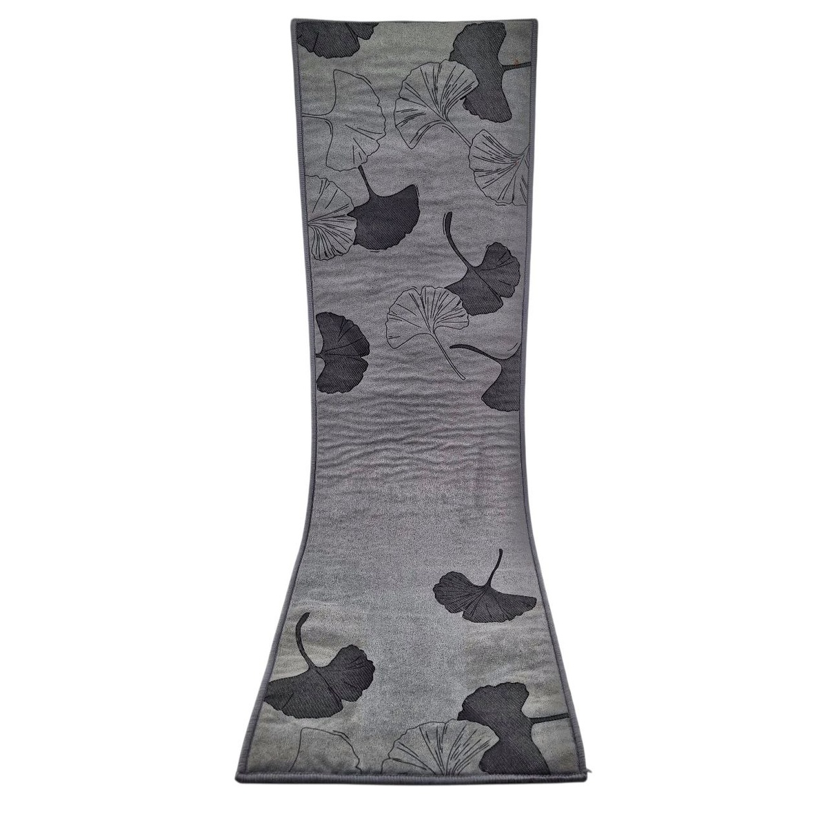 Полотенце "Золотой веер", серая ткань