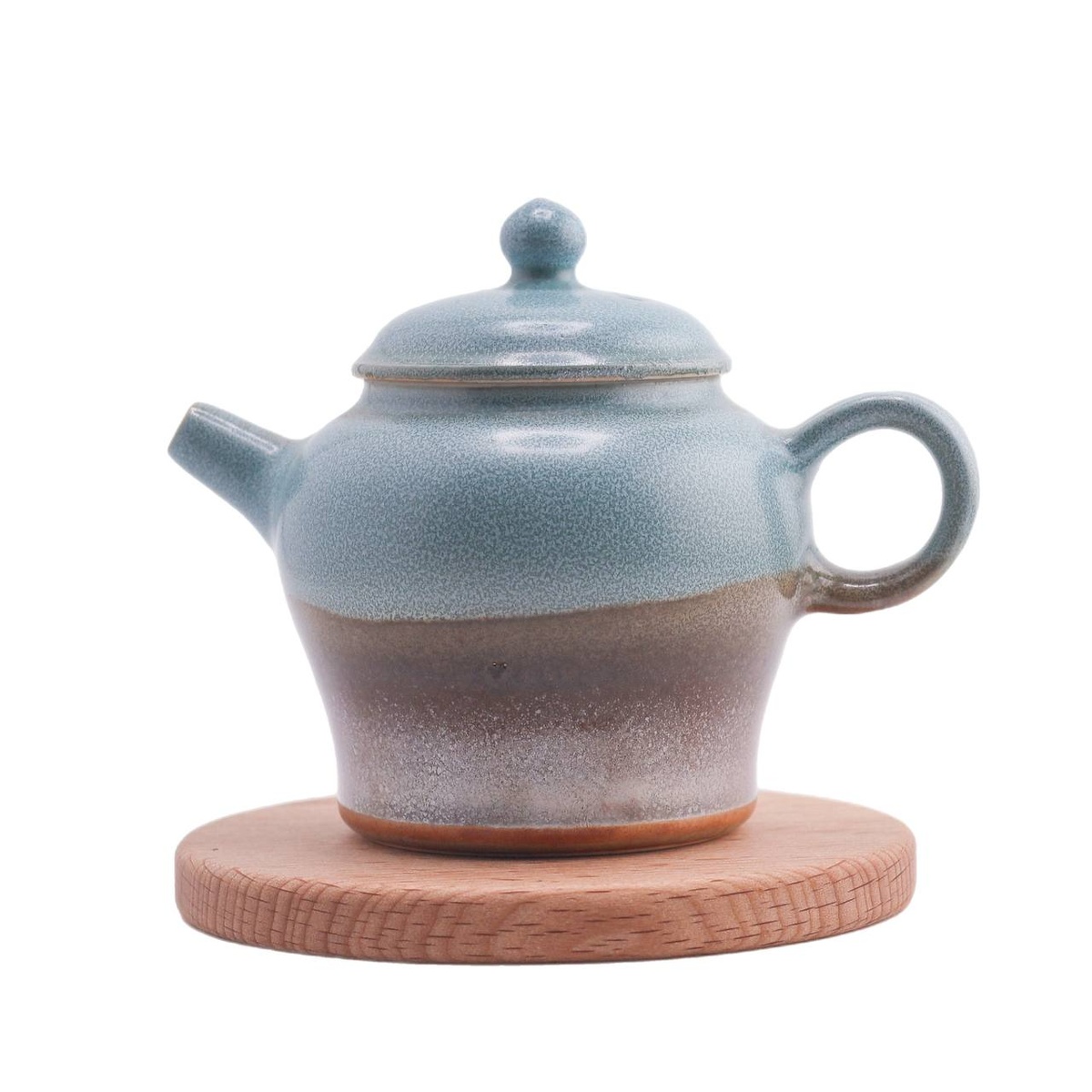 Чайник "Нежно-голубой", Цзиндэчжэнь, 130 мл 