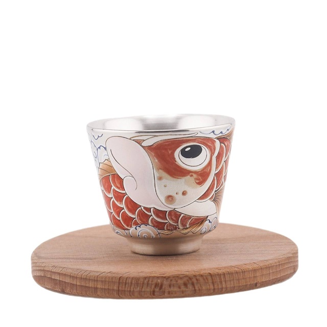 Чашка "Серебряная рыба", 50 мл