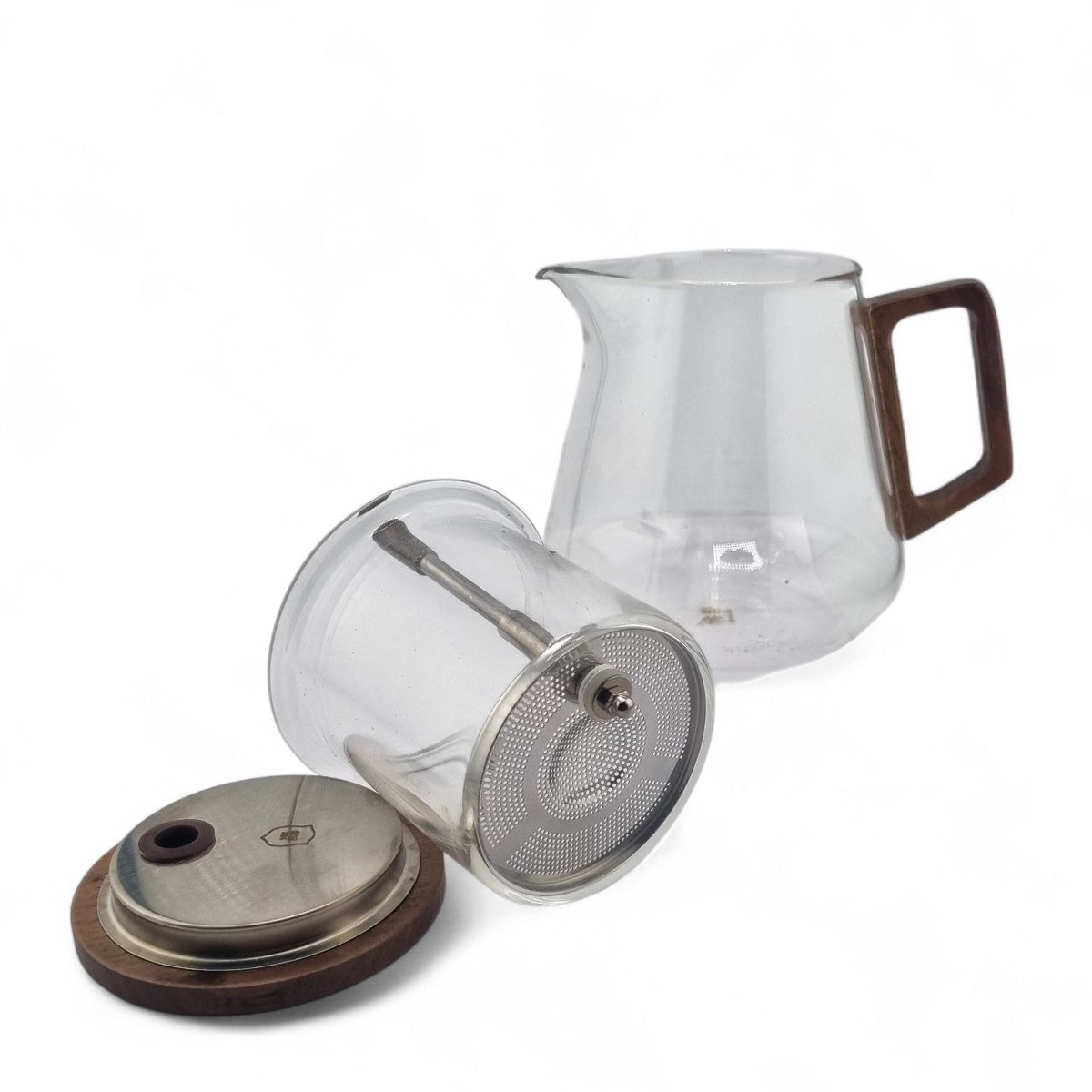 Чайник стеклянный с колбой, 700 мл