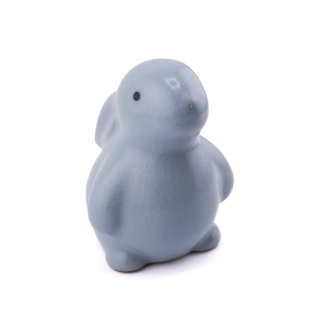 Статуэтка "Заяц", селадон, голубой