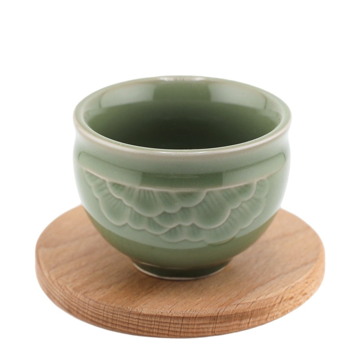 Чашка "Селадон цветы", 120 мл