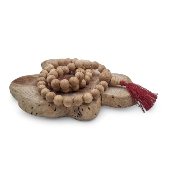 Чётки, 54 бусины, можжевельник