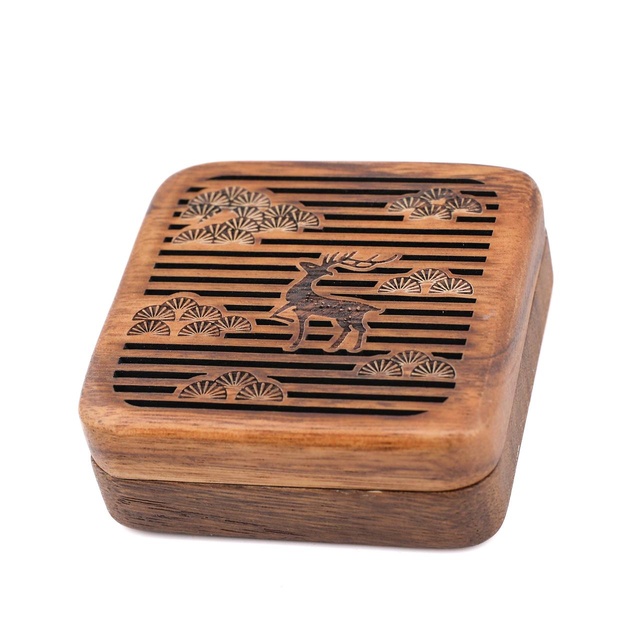 Курильница "Олень", малая, дерево