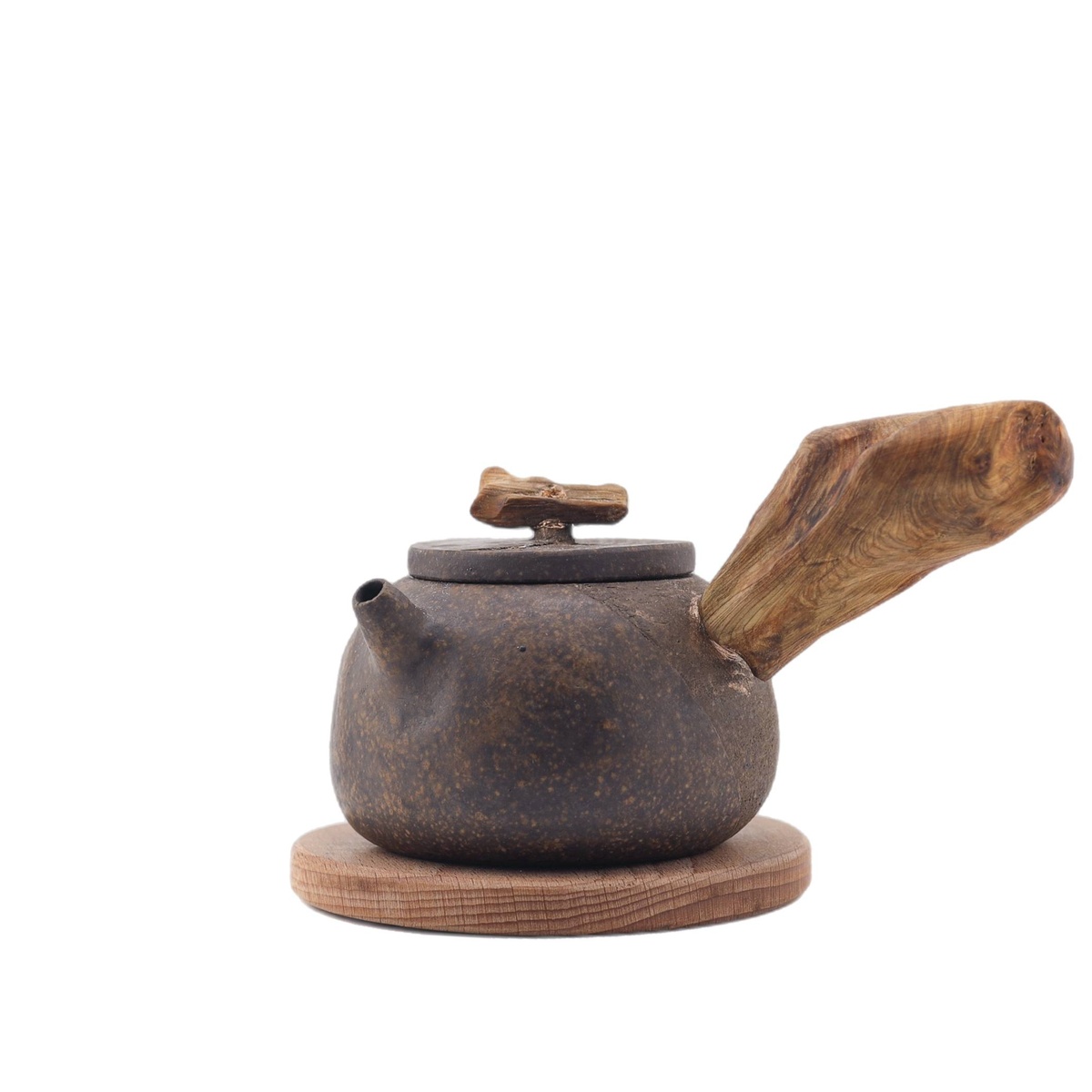 Чайник "Глубина", исинская глина, можжевельник, 170 мл