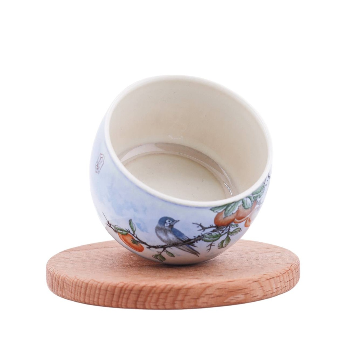 Чашка "Синяя птица", Цзиндэчжэнь, 100 мл