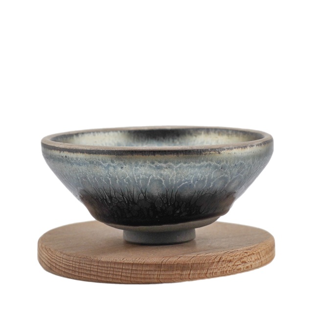 Чашка "Бабочка" ручная роспись серебром, 80 мл