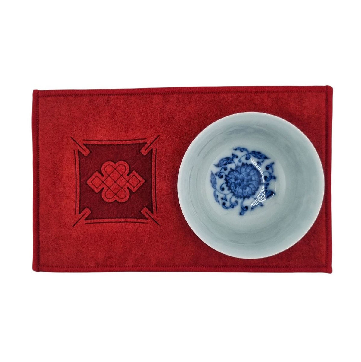 Подставка ткань красная большая 1