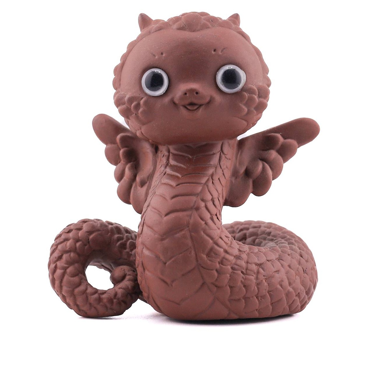 Статуэтка "Змеёныш большой коричневый"