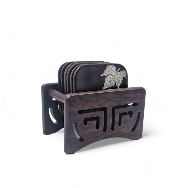 Набор Ча Тоу "Клён", тёмное дерево