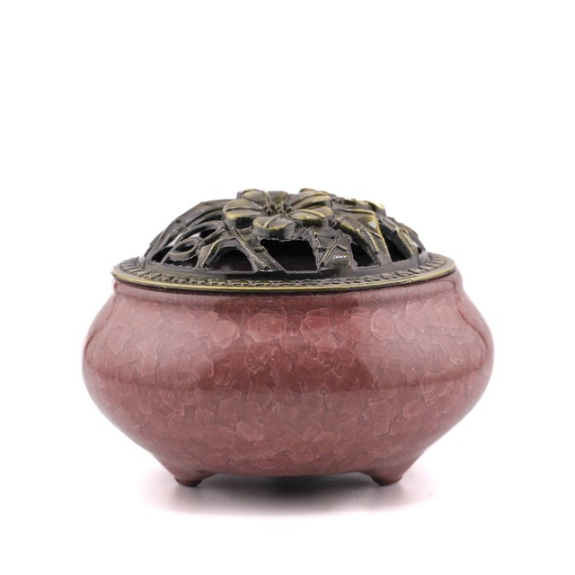 Курильница "Кракле" фиолетовая