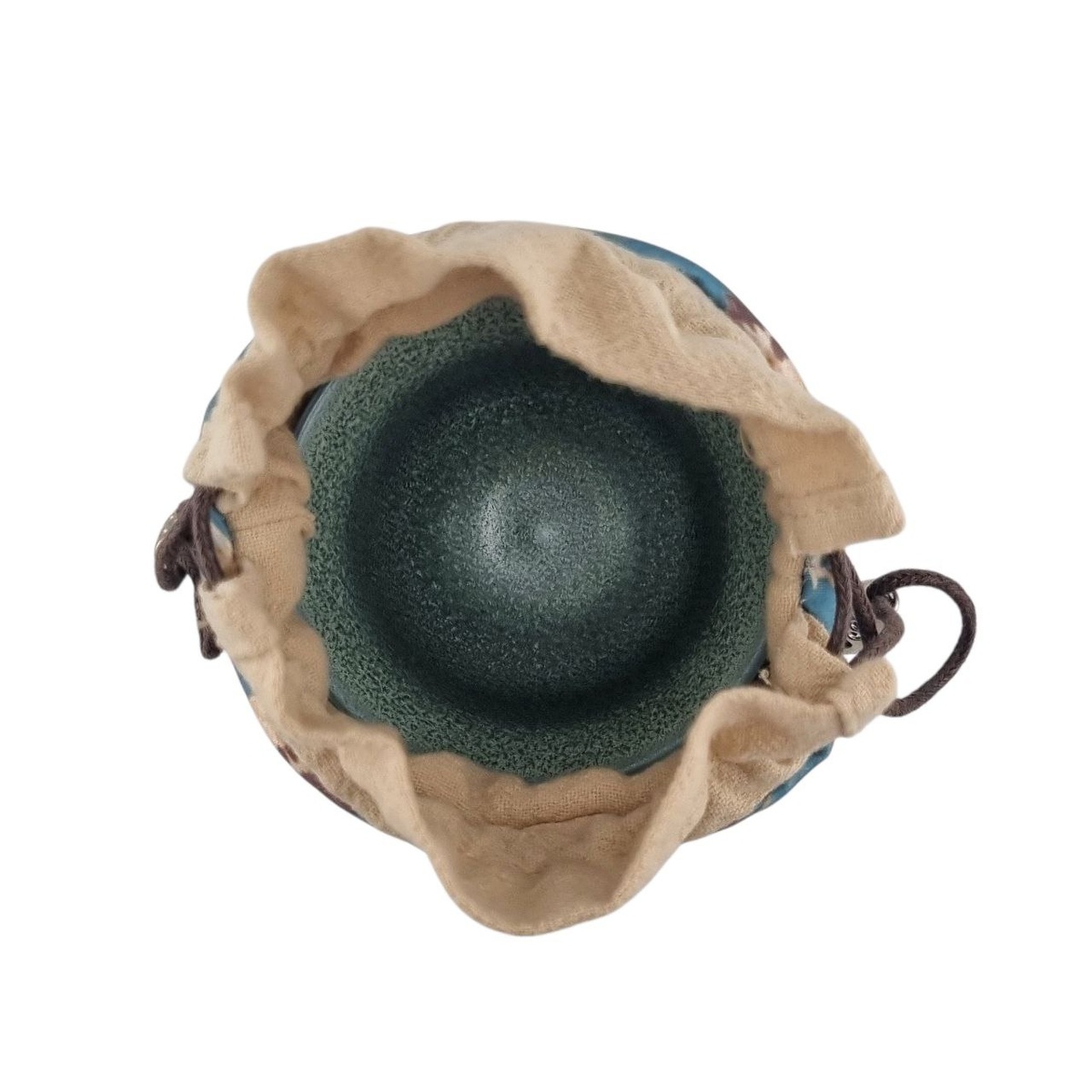 Мешочек "Танец журавлей", голубой