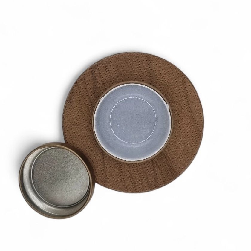 Набор "Три чайницы", бежевая коробка