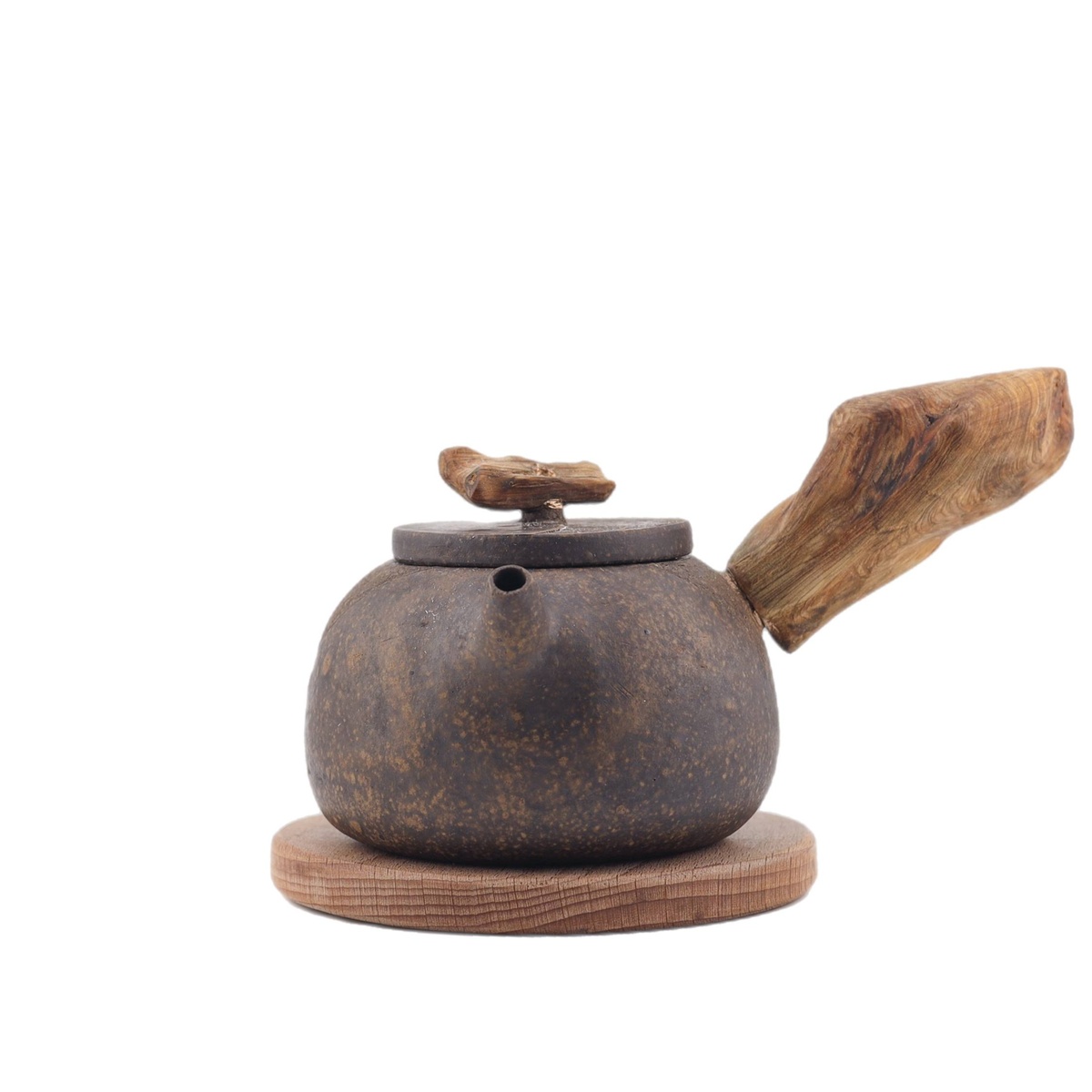 Чайник "Глубина", исинская глина, можжевельник, 170 мл