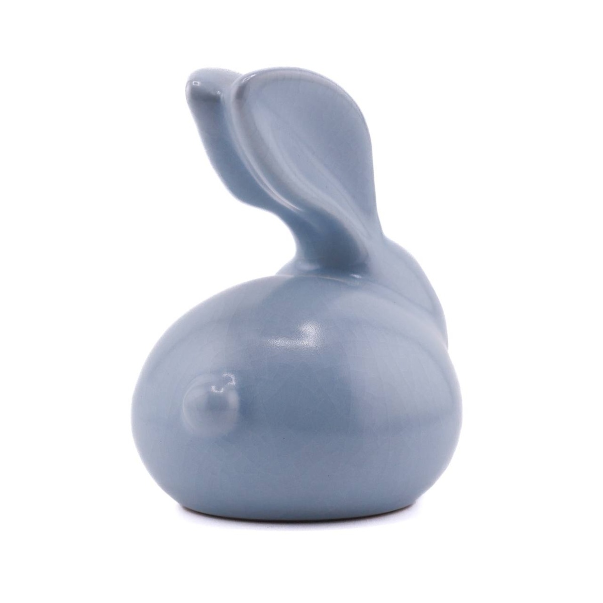 Статуэтка "Заяц длинноухий", селадон, голубой
