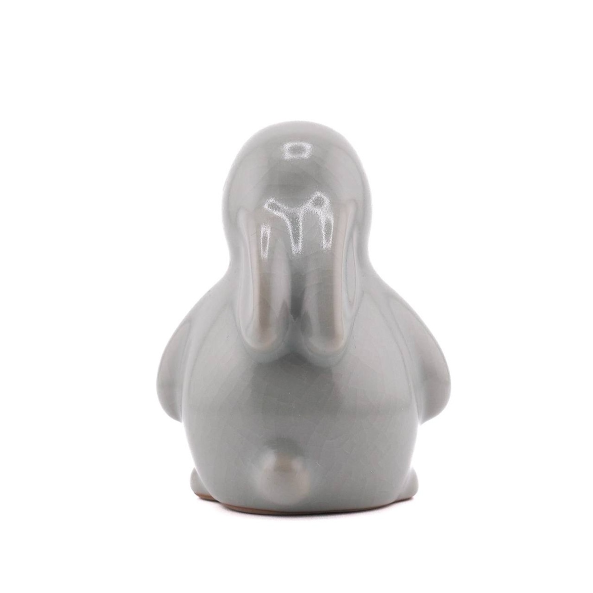 Статуэтка "Заяц", селадон, серый