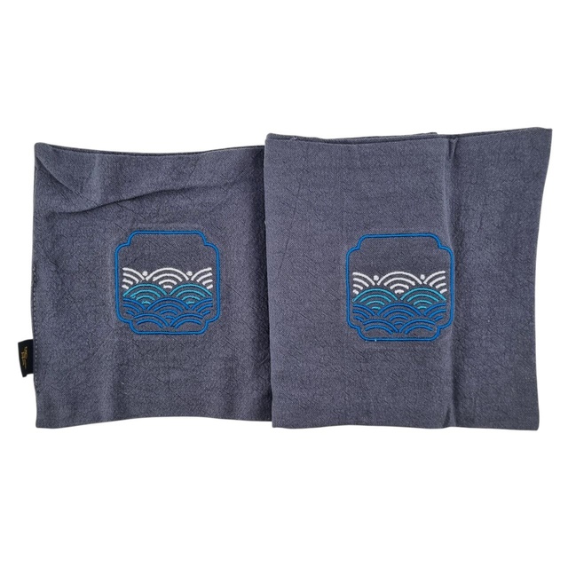 Полотенце "Свиток", серое